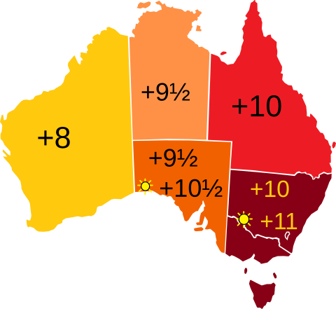 Canada Time Zone Map